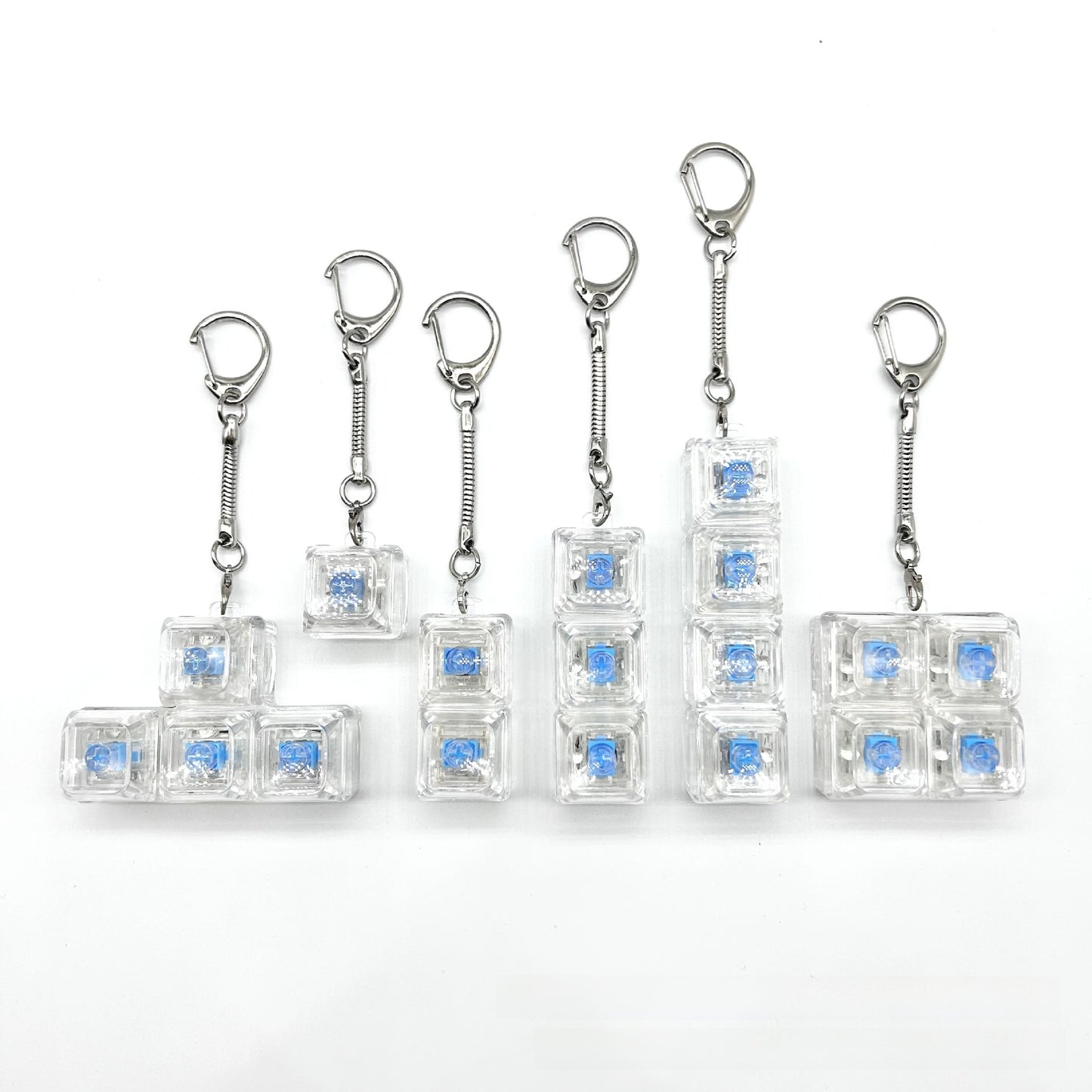 Transparent Mechanical Key Stress Relief Toy