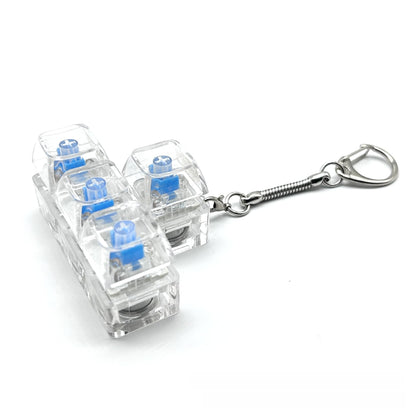 Transparent Mechanical Key Stress Relief Toy