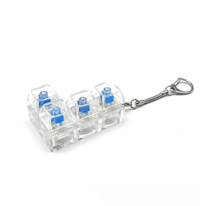 Transparent Mechanical Key Stress Relief Toy