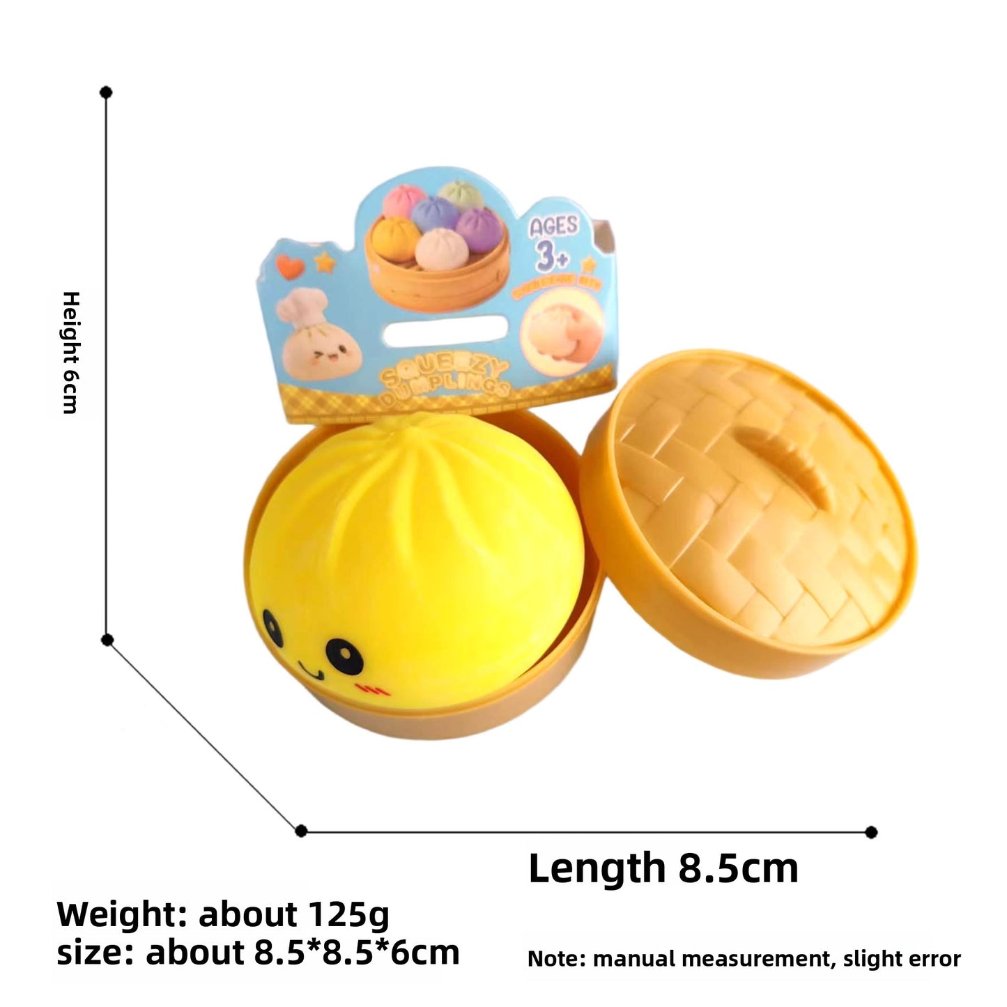 Expression Steamed Bun Squeeze Stress Relief Toy