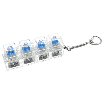 Transparent Mechanical Key Stress Relief Toy