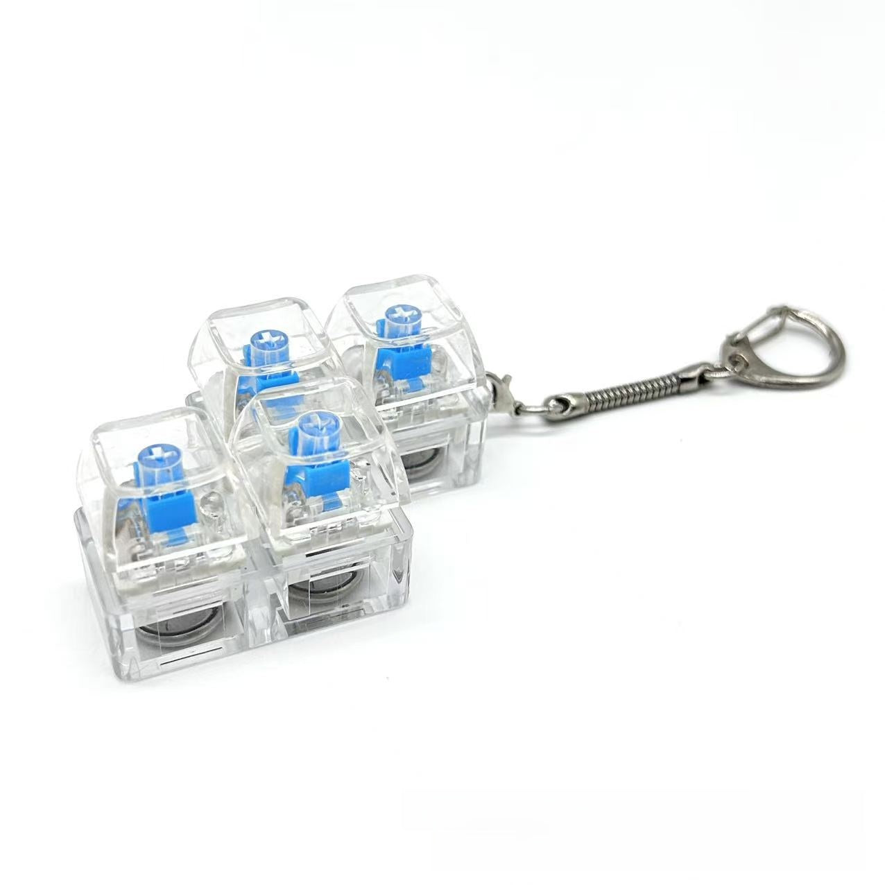 Transparent Mechanical Key Stress Relief Toy
