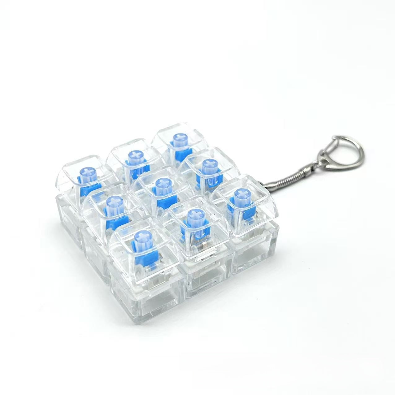 Transparent Mechanical Key Stress Relief Toy