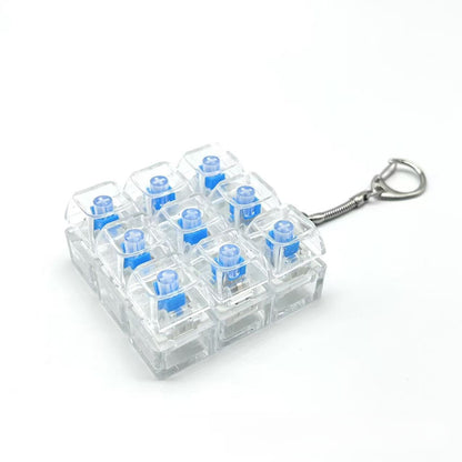 Transparent Mechanical Key Stress Relief Toy